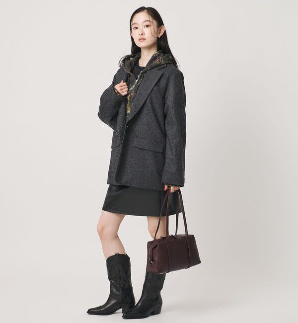BEAUTY&YOUTH UNITED ARROWS「ジップ スクエア ボストンバッグ」|ボストンバッグ|