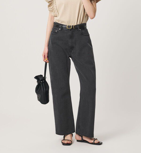 BEAUTY&YOUTH UNITED ARROWS「【WEB限定】ワイドフレア デニムパンツ ウォッシャブル」|デニム|DK.GRAY