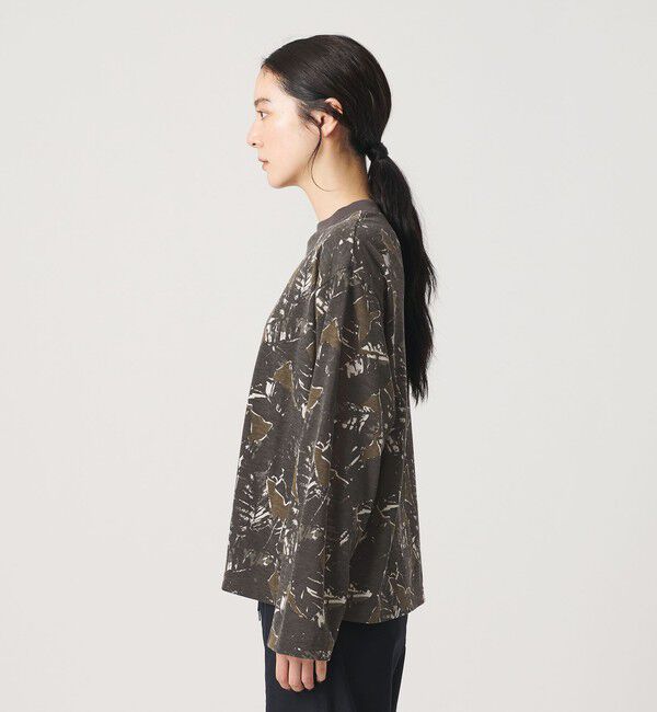 BEAUTY&YOUTH UNITED ARROWS「コットンポリエステル カモフラージュ ロングスリーブTシャツ」|Tシャツ・カットソー|