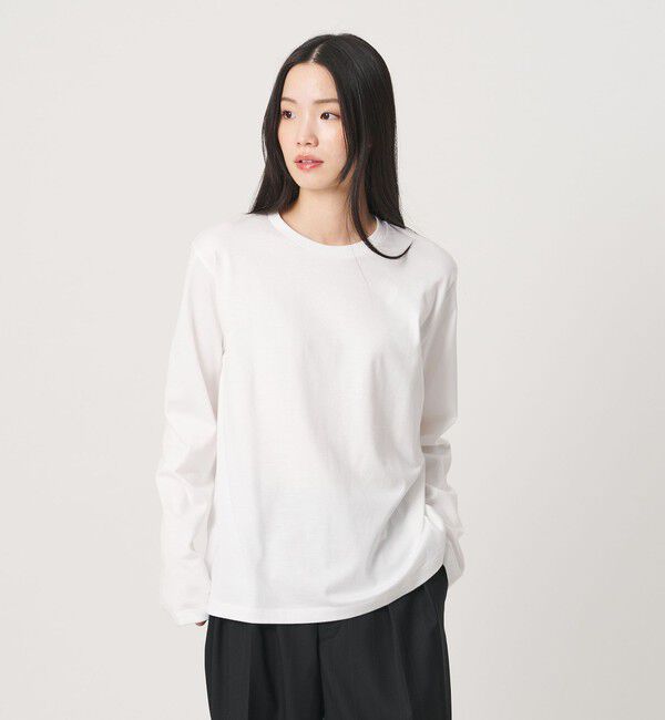 BEAUTY&YOUTH UNITED ARROWS「ソリッド＆ボーダー ロングスリーブ Tシャツ」|Tシャツ・カットソー|