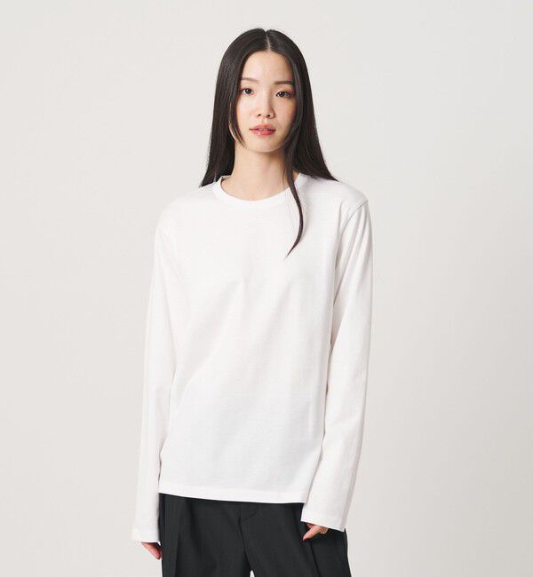 BEAUTY&YOUTH UNITED ARROWS「ソリッド＆ボーダー ロングスリーブ Tシャツ」|Tシャツ・カットソー|