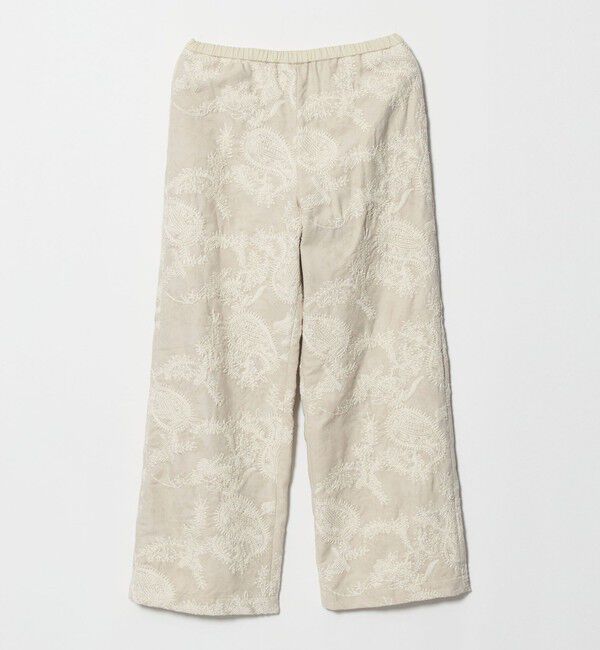 BEAUTY&YOUTH UNITED ARROWS「ジャガード ペイズリー エンブロイダリー ドローストリングパンツ」|その他|