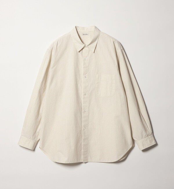 STEVEN ALAN「＜Steven Alan＞ ポプリン レギュラーカラー シャツ LOOSE」|シャツ・ブラウス|NATURAL