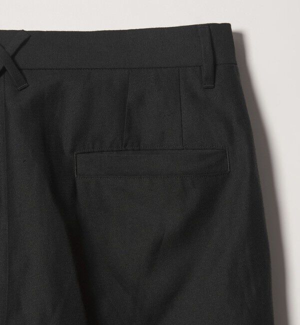 MONKEY TIME「ウール リネン ワイド 2タック ストレート スラックス」|チノ|