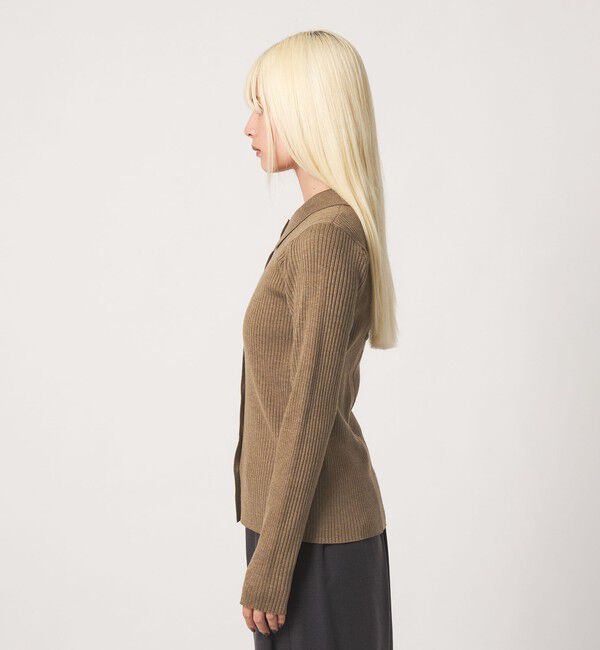 BEAUTY&YOUTH UNITED ARROWS「ポリエステルブレンド ２WAY シャツカーディガン ウォッシャブル」|カーディガン|