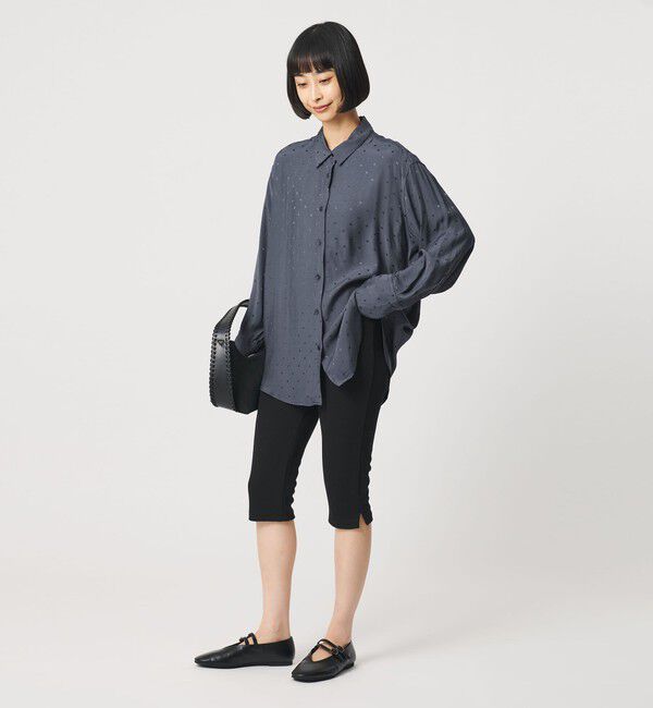 BEAUTY&YOUTH UNITED ARROWS「レーヨン ドットジャガード タック レギュラーカラー シャツ」|シャツ・ブラウス|