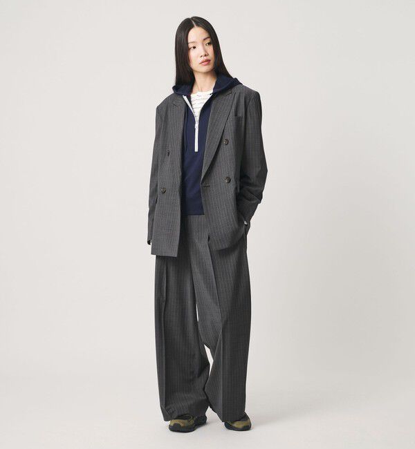 BEAUTY&YOUTH UNITED ARROWS「毛ポリエステルブレンド トロピカル ダブルジャケット」|テーラードジャケット|