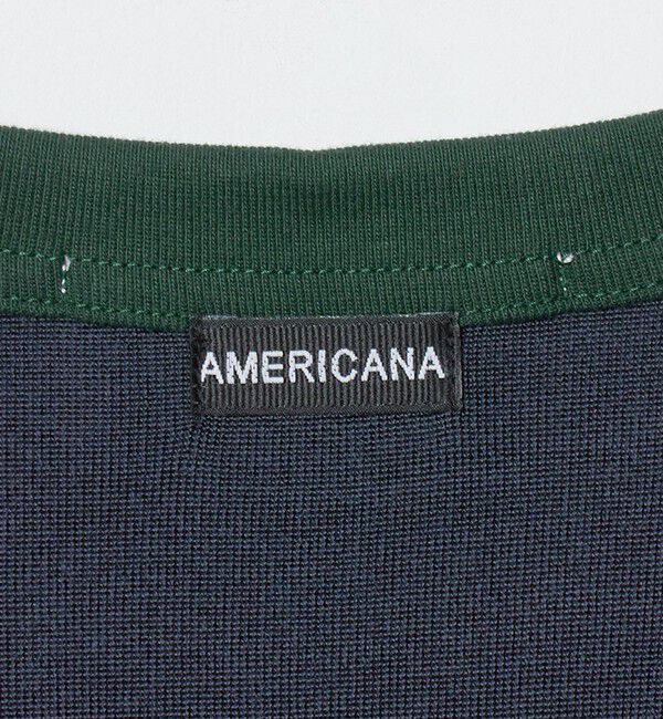 BEAUTY&YOUTH UNITED ARROWS「＜Americana＞ロゴ リンガーTシャツ」|Tシャツ・カットソー|