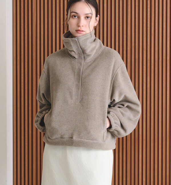 BEAUTY&YOUTH UNITED ARROWS「フリース スナップ プルオーバー」|Tシャツ・カットソー|