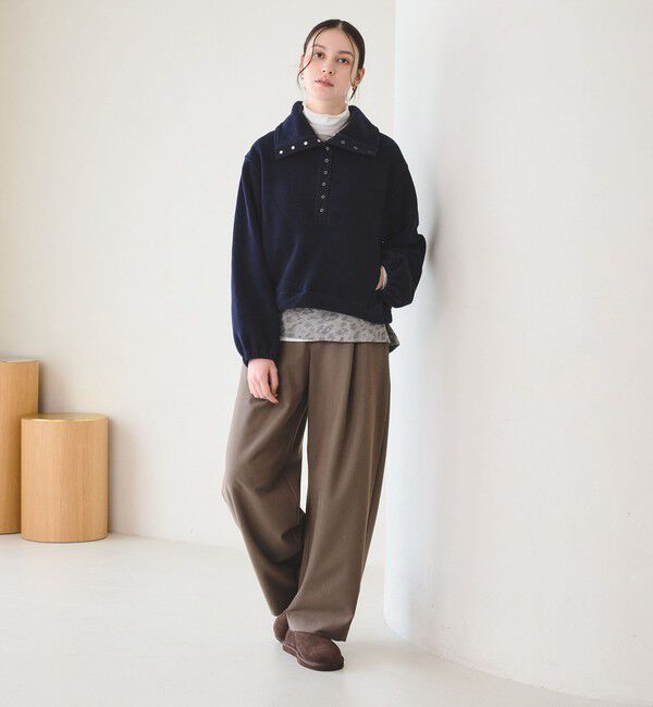 BEAUTY&YOUTH UNITED ARROWS「フリース スナップ プルオーバー」|Tシャツ・カットソー|