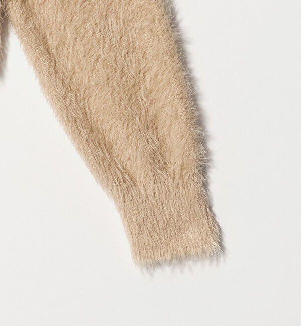 BEAUTY&YOUTH UNITED ARROWS「ナイロンブレンド フェザーニット ジップフーディ」|カーディガン|