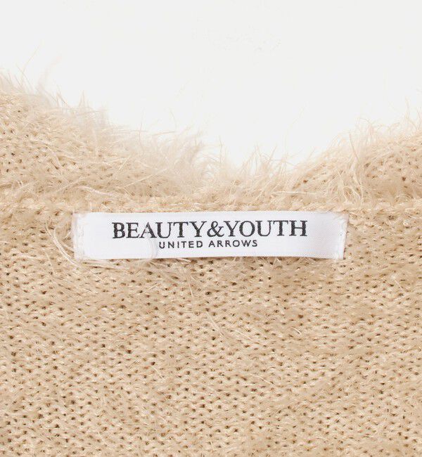 BEAUTY&YOUTH UNITED ARROWS「ナイロンブレンド フェザーニット ジップフーディ」|カーディガン|