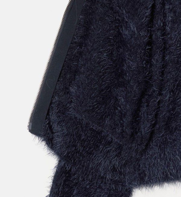 BEAUTY&YOUTH UNITED ARROWS「ナイロンブレンド フェザーニット ジップフーディ」|カーディガン|