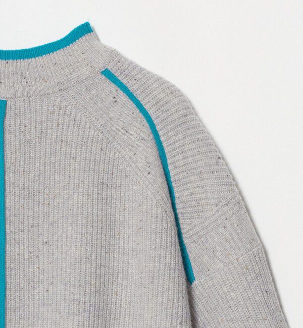 BEAUTY&YOUTH UNITED ARROWS「ウール ネップカラーライン クルーネック ニットプルオーバー」|ニット・セーター|