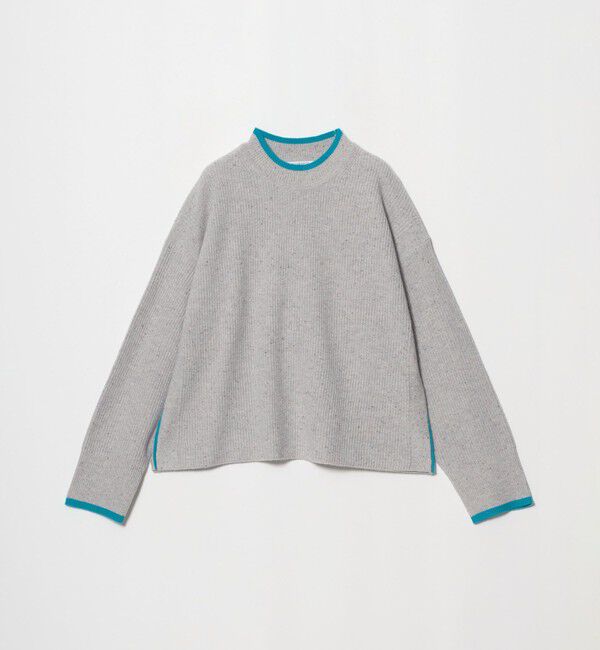 BEAUTY&YOUTH UNITED ARROWS「ウール ネップカラーライン クルーネック ニットプルオーバー」|ニット・セーター|