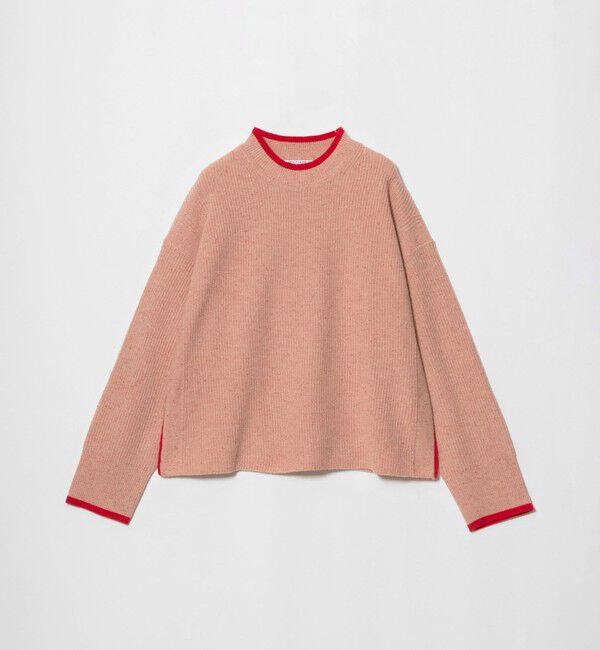 BEAUTY&YOUTH UNITED ARROWS「ウール ネップカラーライン クルーネック ニットプルオーバー」|ニット・セーター|