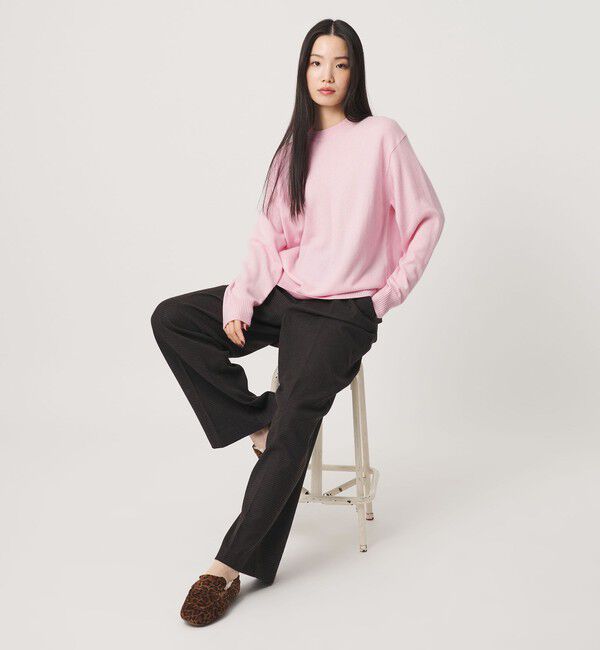 BEAUTY&YOUTH UNITED ARROWS「ウールカシミヤ天竺 クルーネック ニットプルオーバー ウォッシャブル」|ニット・セーター|
