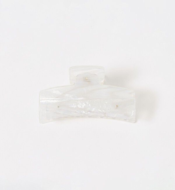 BEAUTY&YOUTH UNITED ARROWS「スクエア ヘアクリップ」|ヘアバンド|WHITE