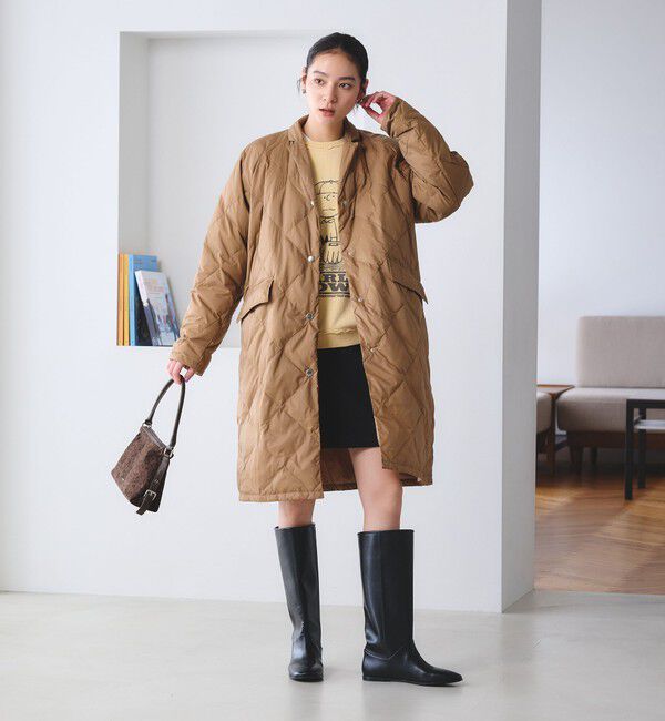 BEAUTY&YOUTH UNITED ARROWS「【WEB限定/別注】＜TOWNCRAFT＞キルティング リバーシブル ダウンコート はっ水」|ダウン|BEIGE