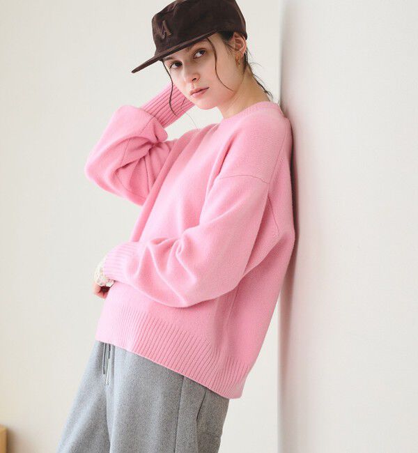 BEAUTY&YOUTH UNITED ARROWS「ウールカシミヤ アクア クルーネックニット」|ニット・セーター|