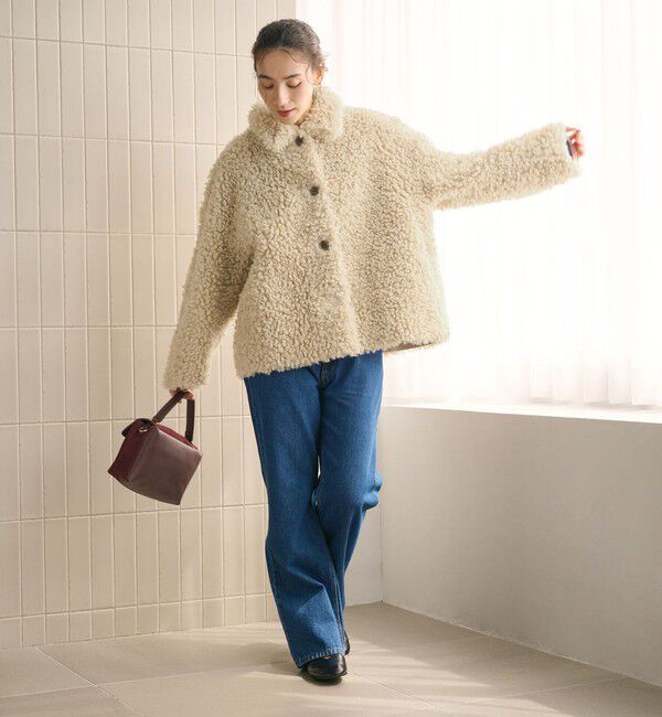 BEAUTY&YOUTH UNITED ARROWS「カーリー フェイクファー ジャケット」|その他|