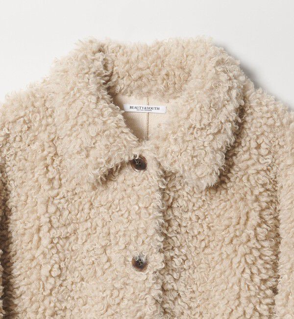 BEAUTY&YOUTH UNITED ARROWS「カーリー フェイクファー ジャケット」|その他|
