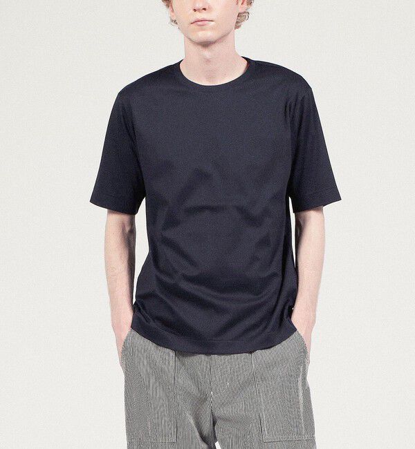 TOMORROWLAND MENS「オーガニックスムース クルーネックTシャツ」|Tシャツ・カットソー|