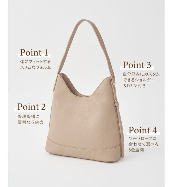 ROPE PICNIC PASSAGE「【軽量・自立】【WEB限定カラー】me fit BAG フィットワンショルダーミドルバッグ」|ショルダー・メッセンジャー|