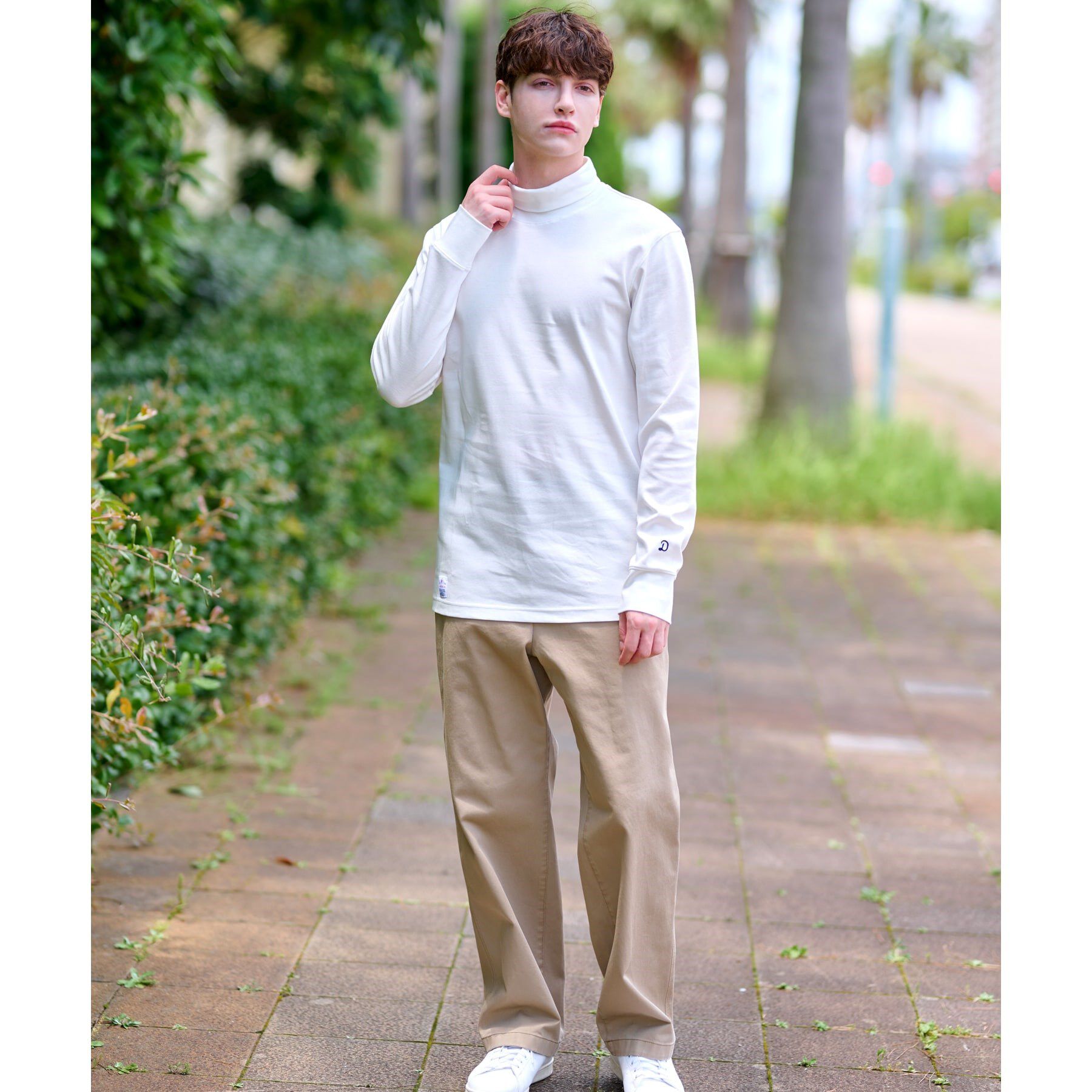 DRESSTERIOR「ハイグレード オフタートルカットソー」|Tシャツ・カットソー|
