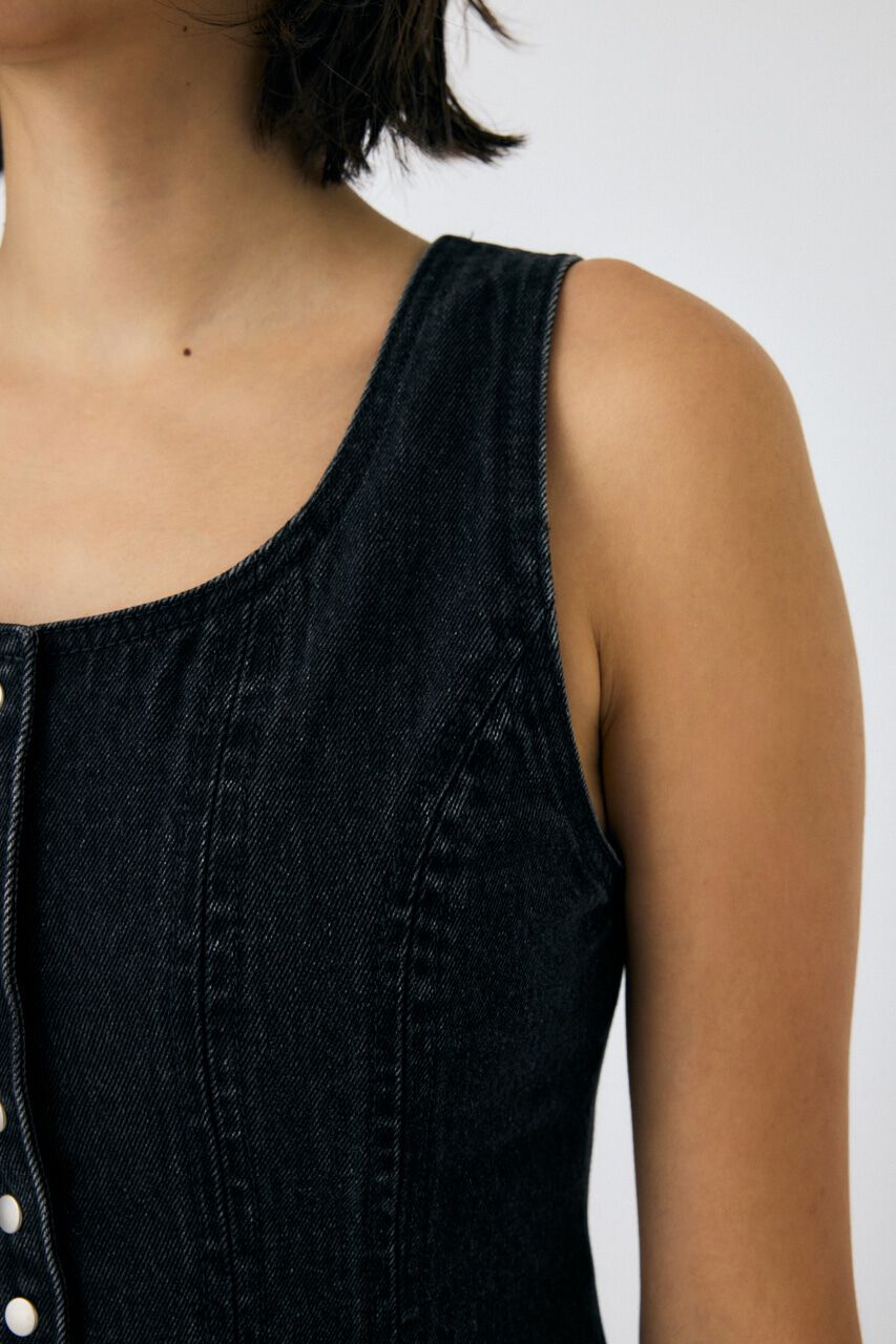 MOUSSY「BUTTON UP デニムトップス」|シャツ・ブラウス|
