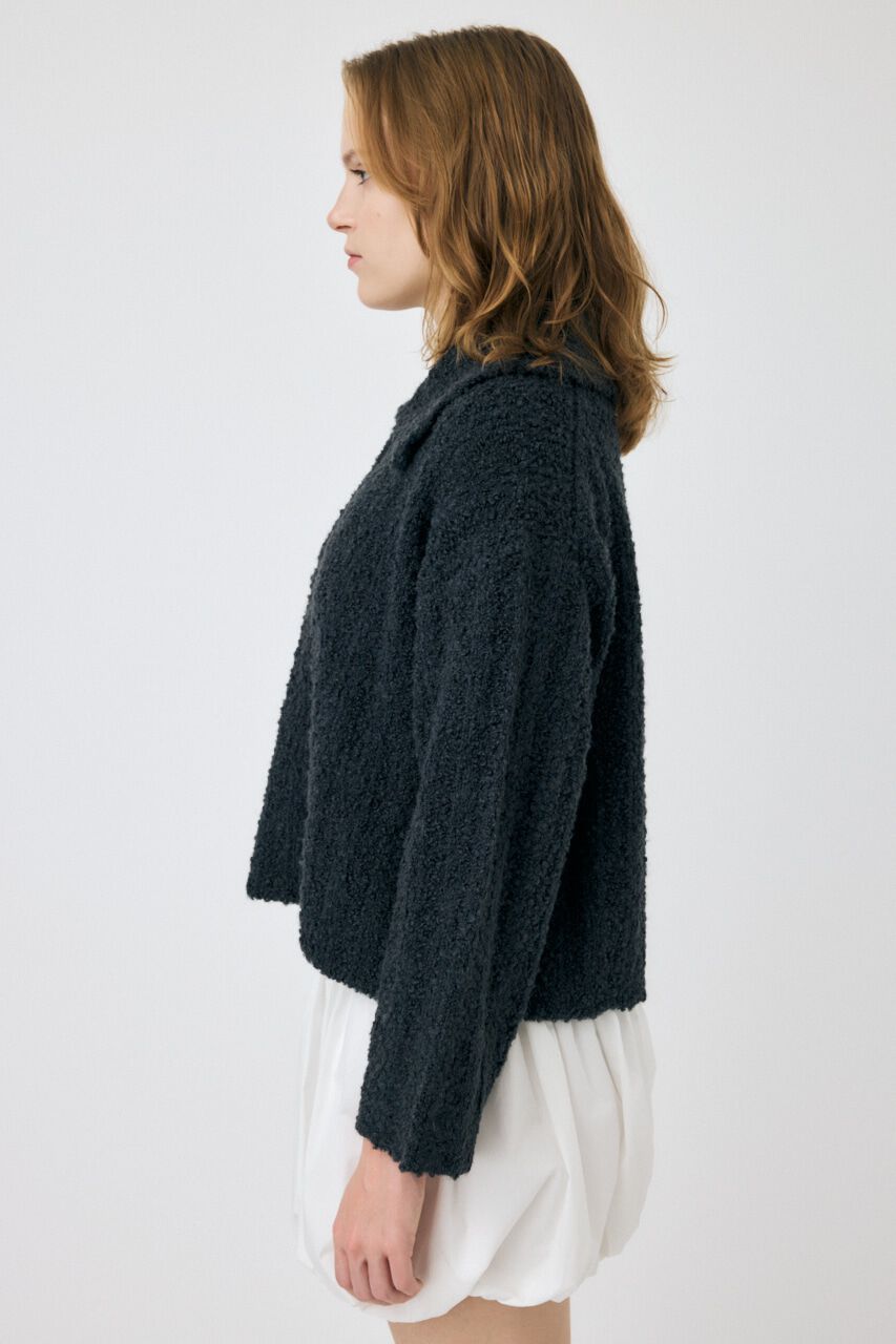 MOUSSY「OPEN COLLAR ニット」|ニット・セーター|