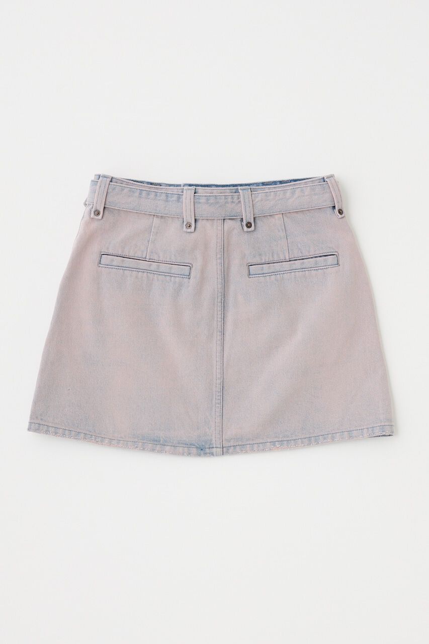 MOUSSY「BELTED DENIM ミニスカート」|スカート|