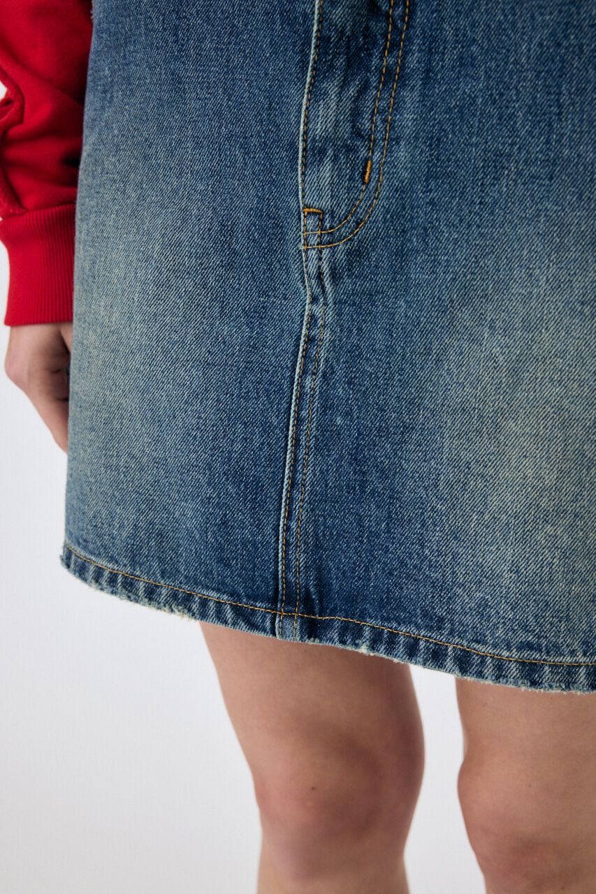 MOUSSY「BELTED DENIM ミニスカート」|スカート|