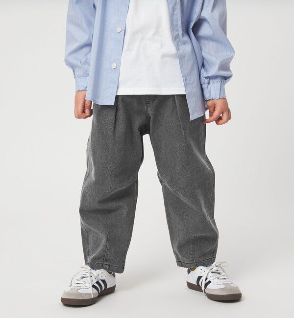 UNITED ARROWS green label relaxing「ストレッチ デニム カーブパンツ / キッズ  100cm-160cm - ストレッチ -」|デニム|