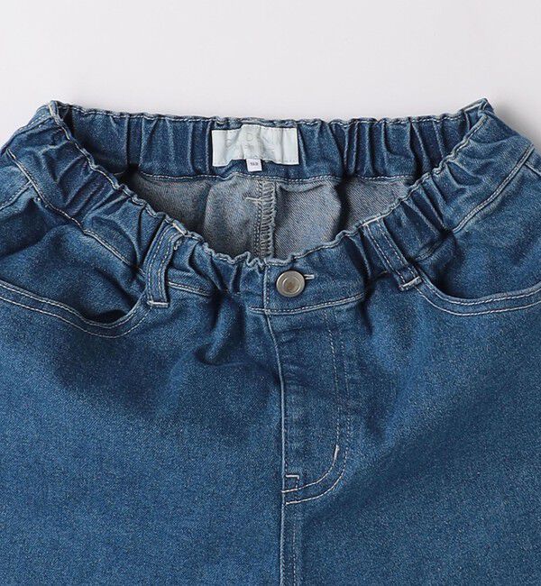 UNITED ARROWS green label relaxing「ストレッチデニム ストレートパンツ / キッズ  100cm-160cm - ストレッチ -」|デニム|