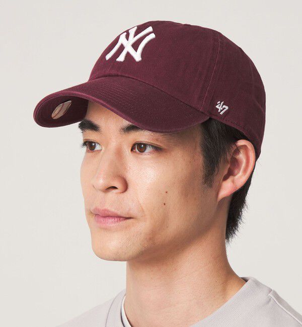 UNITED ARROWS green label relaxing「＜47＞クリーンナップ MLB キャップ」|キャップ・キャスケット|WINE