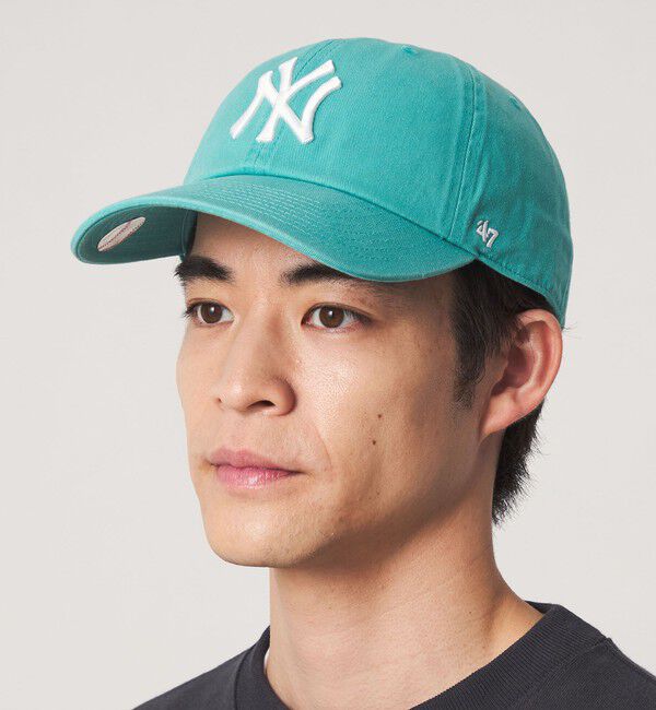 UNITED ARROWS green label relaxing「＜47＞クリーンナップ MLB キャップ」|キャップ・キャスケット|TURQUOISE