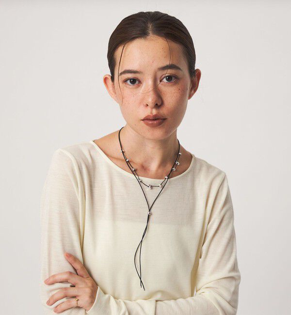 UNITED ARROWS green label relaxing「コードビーズ 2連 ネックレス」|ネックレス|