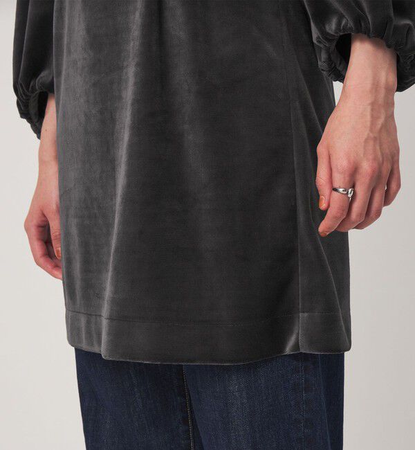 UNITED ARROWS green label relaxing「＜GLR_MINE＞ベロア ミニ ワンピース」|ワンピース|