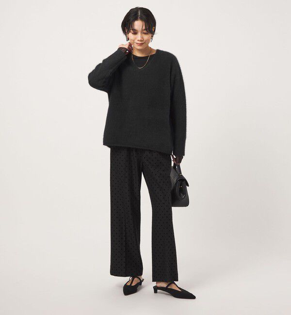 UNITED ARROWS green label relaxing「ヘアリー Vネック ニット プルオーバー」|ニット・セーター|