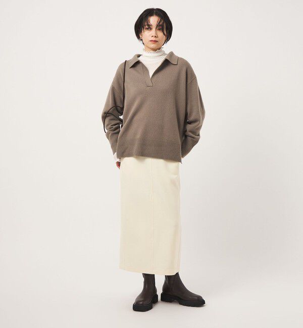 UNITED ARROWS green label relaxing「［size SHORT/TALLあり］オルマイ ウラキモウ タイト スカート ストレッチ 帯電防止」|タイト|