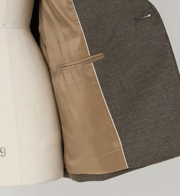 UNITED ARROWS green label relaxing「［size SHORT/TALLあり］ヘアライン ダブルジャケット ストレッチ」|テーラードジャケット|
