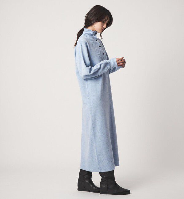 EMMEL REFINES「＜EMMEL REFINES＞EM ネップ Iライン ニットワンピース」|ワンピース|