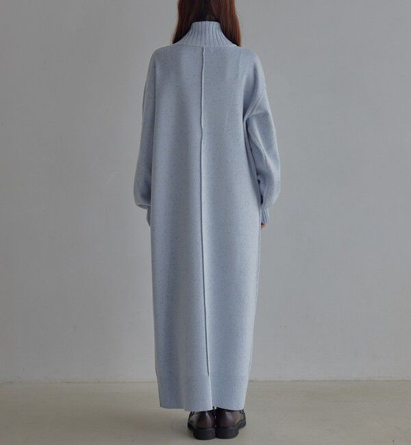 EMMEL REFINES「＜EMMEL REFINES＞EM ネップ Iライン ニットワンピース」|ワンピース|