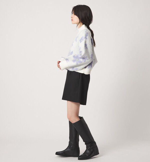 EMMEL REFINES「＜EMMEL REFINES＞EM フラワージャガード ニットプルオーバー」|ニット・セーター|