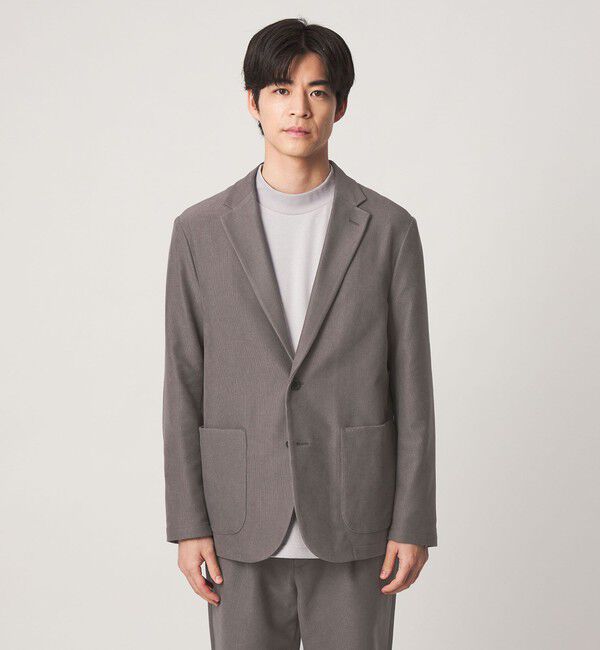 UNITED ARROWS green label relaxing「ピケ コーデュロイ リラックス ジャケット -ストレッチ-」|テーラードジャケット|
