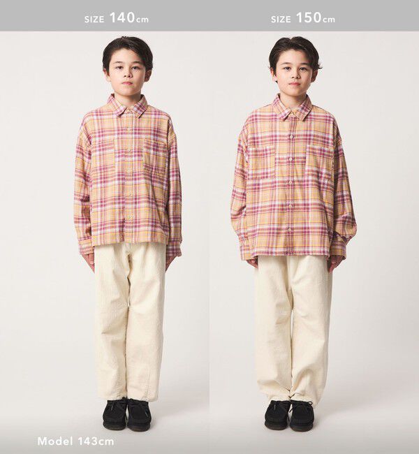UNITED ARROWS green label relaxing「【スタメンシリーズ】ストレッチ コーデュロイ カーブパンツ / キッズ 100cm―160cm」|チノ|