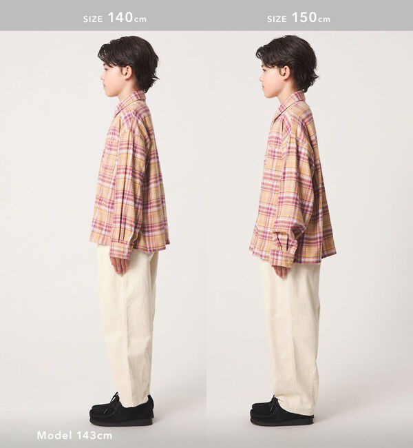 UNITED ARROWS green label relaxing「【スタメンシリーズ】ストレッチ コーデュロイ カーブパンツ / キッズ 100cm―160cm」|チノ|