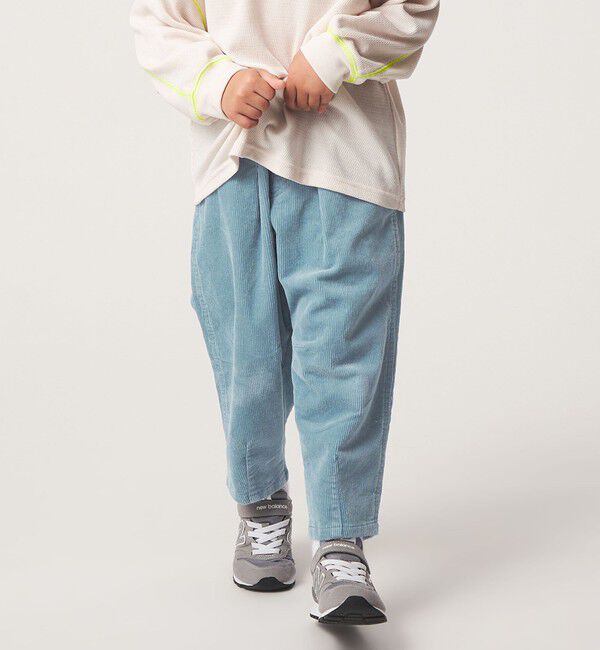 UNITED ARROWS green label relaxing「【スタメンシリーズ】ストレッチ コーデュロイ カーブパンツ / キッズ 100cm―160cm」|チノ|