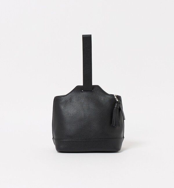 UNITED ARROWS green label relaxing「タッセルリンク レザー パース 巾着 バッグ」|ハンドバッグ|